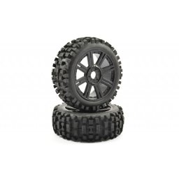 Roti automodele RC buggy 1/8, cu cauciucuri "Rock Block