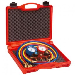 Standard Manifold Rothenberger -Set in cutie , capacitate maxima 80 mm , cod A170651 , freon R410A , R22 , R134A