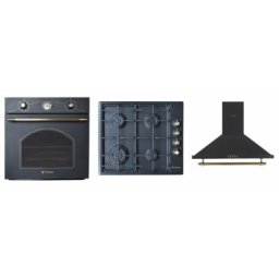 Set Rustic Style Black Pyramis 1559