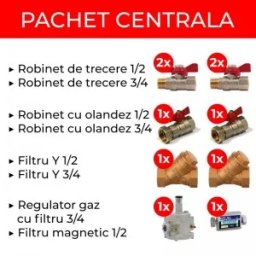 Pachet instalare centrale termice pe gaz - Standard