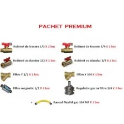 Pachet instalare centrale termice pe gaz - Premium