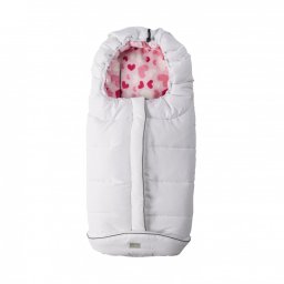 Sac de iarna City Junior White/Pink Hearts