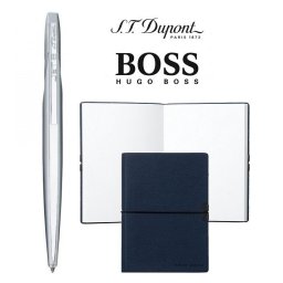 Set Pix Jet 8 PEN BILLE CHROME S. T. Dupont si Note Pad Blue Hugo Boss