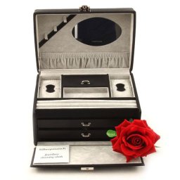 Cutie bijuterii de lux Elegance Black by Friedrich - Made in Germany