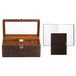Set Cutie 20 ceasuri Cubano Piele Naturala by Friedrich si Note Pad Burgundy Hugo Boss