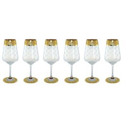 Set 6 Pahare Sampanie California by Credan - made in Spain