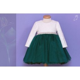 Rochita botez Emerald dress