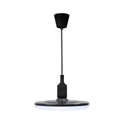LED Lampa suspendata KIKI 1xE27/15W/230V negru