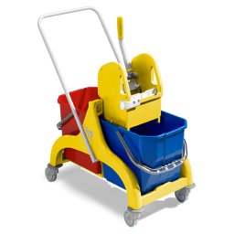 Carucior pentru curatenie Nick 50L galben