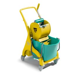 Carucior de curatenie Nick galben 28Lt cu maner U