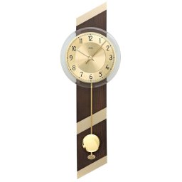 Ceas de perete cu pendula AMS 7412 Quartz 69x23 cm
