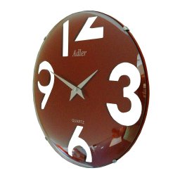 Ceas de perete Adler din sticla 21155, D32 cm