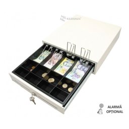 Sertar de bani Mediu EK350 (Tip deschidere - Cu cheie si electrica (din casa de marcat))