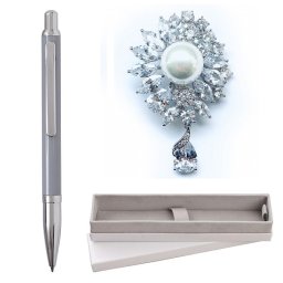Cadou Pix Cacharel Aqua Grey Brosa Pearl Blooming