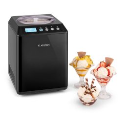 Klarstein VANILLY SKY FAMILY, aparat pentru producerea de înghețată și iaurt înghețat, 250 W, 2,5 l, negru (TK49-VanillySkyFamB)