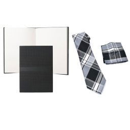 Blue Business Set Agenda Hugo Boss si Cravata cu batista