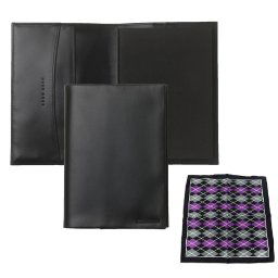 Black Leather Gift Set Mapa Desk Agenda Hugo Boss si Batista costum matase naturala