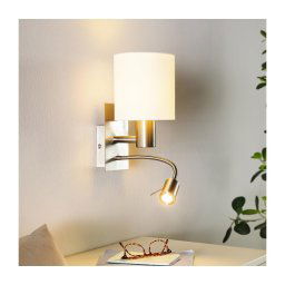 Eglo 96477 - Lampă LED flexibilă PASTERI 1xE27/40W+LED/3,8W albă