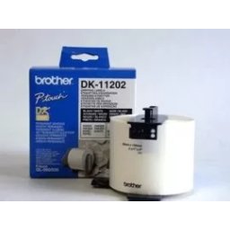 Etichete de hartie standard Brother DK11202 pentru transport 62 mm x 100 mm, negru/alb, 300 buc