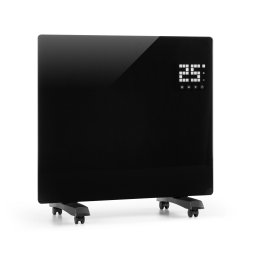 Klarstein BORNHOLM SINGLE, convector, încălzitor convențional, termostat, timer, 1000 W, negru (ACO7-BornholmSingleB)