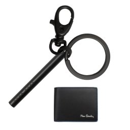 Set Branded Breloc Essential Matte Hugo Boss Desk si Portofel Pierre Cardin Piele Naturala