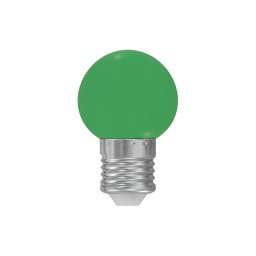 Bec LED E27/1W/230V 5500-6500K verde