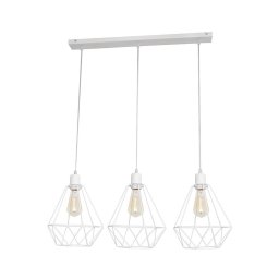 Lustra KARO 3xE27/15W/230V alb
