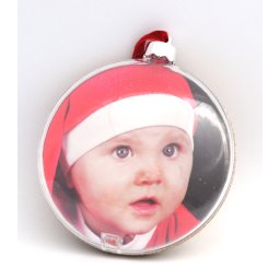 Globulete brad cu spate auriu personalizate