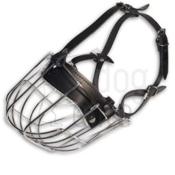 Botnita metalica piele naturala K9 Evolution