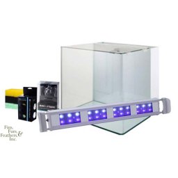 Acvariu + stand si Lumina - Nuvo Micro30 + Skkye DualStrip LED 20W