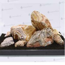 Piatra decorativa pentru acvarii Rainbow Pebble-pret/kg