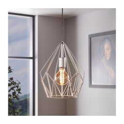 Eglo 49935 - Lampa suspendata CARLTON 1xE27/60W/230V