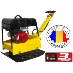 CRBH 330 AGT Placa compactoare reversibila cu extensii metalice si rama protectie motor cu carlig ridicare, cod CRBH330