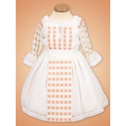 Rochie botez brodata- cod X0006
