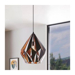 Eglo 49878 - Lampa suspendata CARLTON 1 1xE27/60W/230V