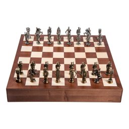 Set sah din metal Lux - King Arthur
