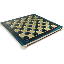 Tabla sah metal - Alama-Albastru - 28cm