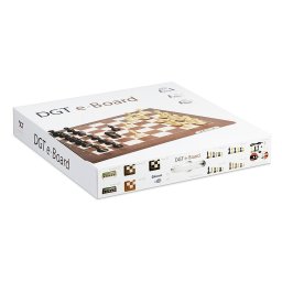 Tabla de sah electronica DGT (USB) walnut piese Timeless