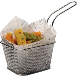 Cos mini-fry din inox, 13.5x10.5 cm