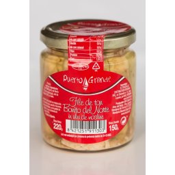 File de ton Bonito del Norte in ulei masline, 220 g