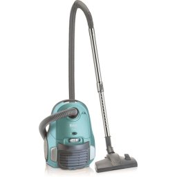Aspirator cu sac Fakir Theo, 3.5 l, Tub telescopic, 700 W, Filtru EPA, Turcoaz