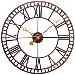 Ceas de perete din metal AMS diametru 60 cm W9537
