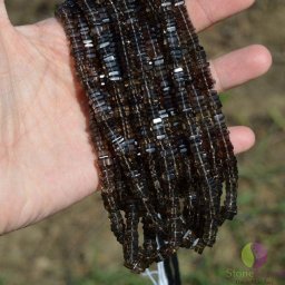 Sirag cuart fumuriu inchis patratele 6-7mm, 40cm