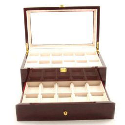 Cutie 22 ceasuri Red Wood Luxury