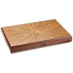 Set joc table backgammon - lemn de arbore de cauciuc Mykonos - 49x60 cm