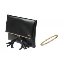 Geanta Cacharel Pompadour Noir Bratara Tennis PinkGold Borealy - personalizabil