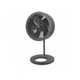 Ventilator de aer Airnaturel Naos Antracit Negru, Debit 860mc/h, Consum 32W/h, Pentru 20mp, 1 treapta ventilare