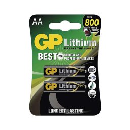 Baterie litiu 2 buc. AA GP LITHIUM 1,5V
