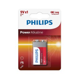 Philips 6LR61P1B/10 - Baterie alcalina 6LR61 POWER ALKALINE 9V 600mAh