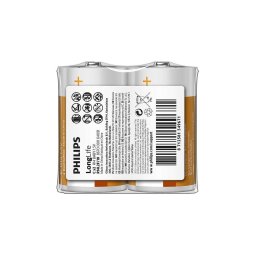 Philips R14L2F/10 - 2 buc Baterii zinc-clorură C LONGLIFE 1,5V 2800mAh